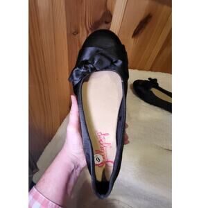 JellyPop flats, black, size 9M
